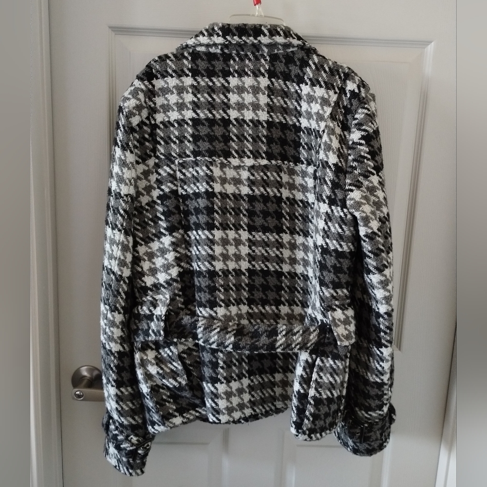 Houndstooth Coat Size XL NWOT - Picture 3 of 10